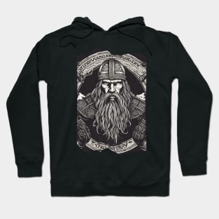 Norseman Glory Viking Beard Helmet Warrior Grey Hoodie